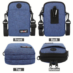 Waterproof Crossbody Bag Cell Phone Pouch Men's Belt Bag Wallet