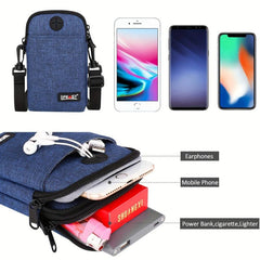 Waterproof Crossbody Bag Cell Phone Pouch Men's Belt Bag Wallet