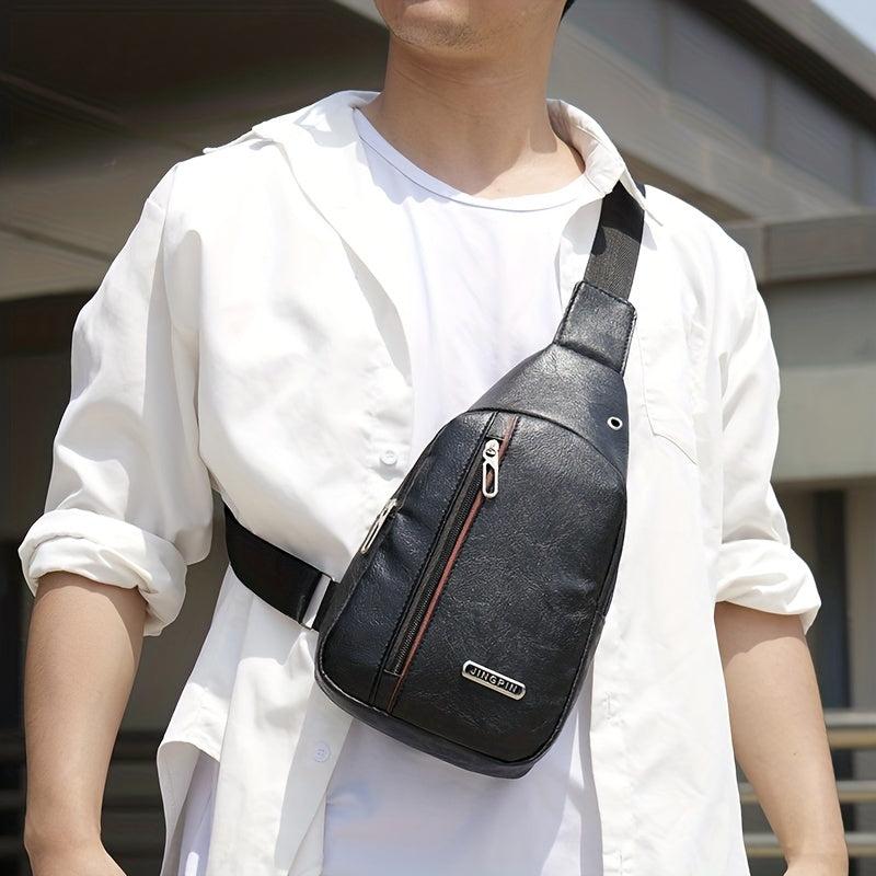 Men's Casual Chest Bag Large Capacity Shoulder Bag