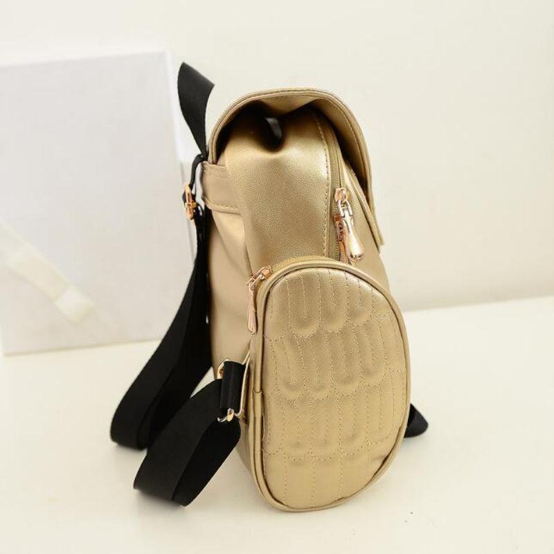 Owl Novelty Flap Backpack Zipper Bookbag for School & Travel