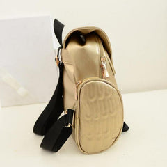Owl Novelty Flap Backpack Zipper Bookbag for School & Travel