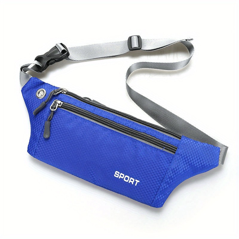 Large Capacity Waist Bag for Travel Outdoor Cycling with Earphone Hole