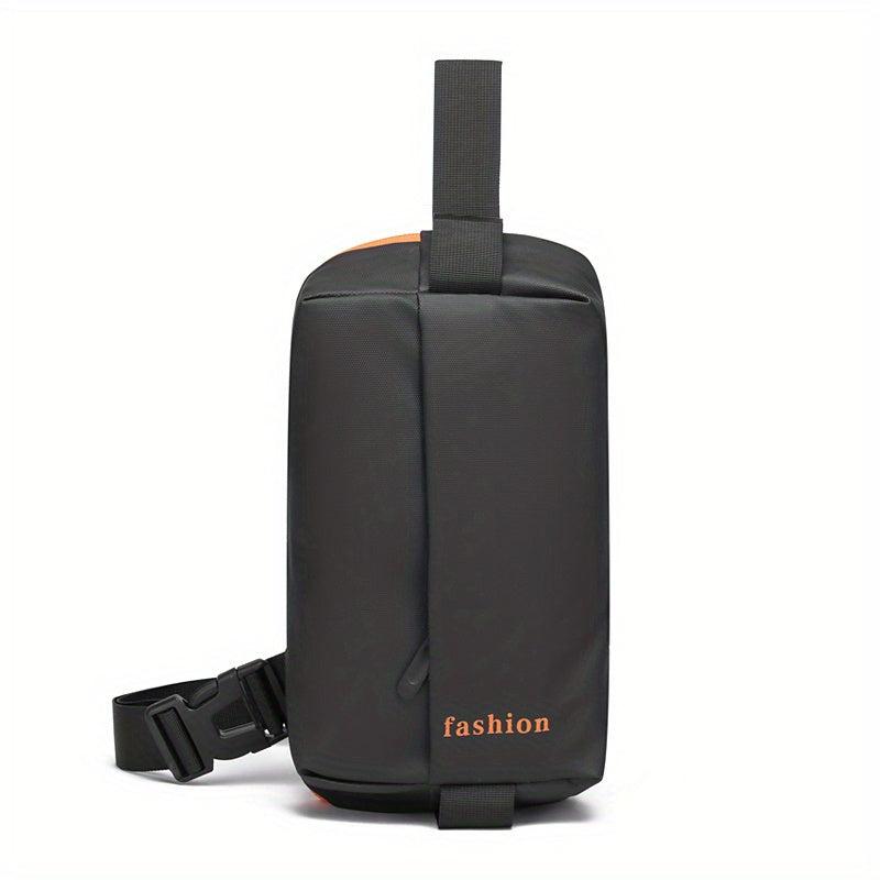Men's Waterproof Casual Chest Bag For Travel Work Casual Messenger Sling Bag