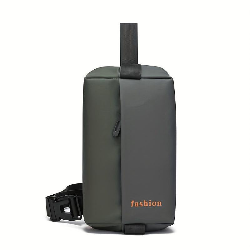 Men's Waterproof Casual Chest Bag For Travel Work Casual Messenger Sling Bag