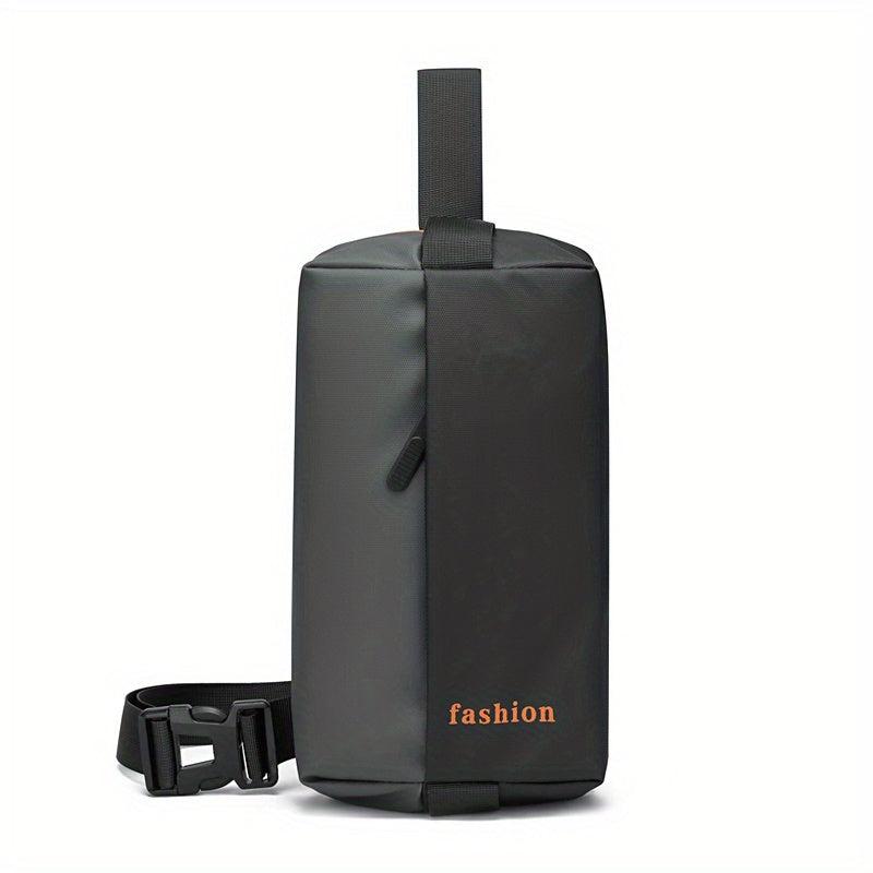 Men's Waterproof Casual Chest Bag For Travel Work Casual Messenger Sling Bag