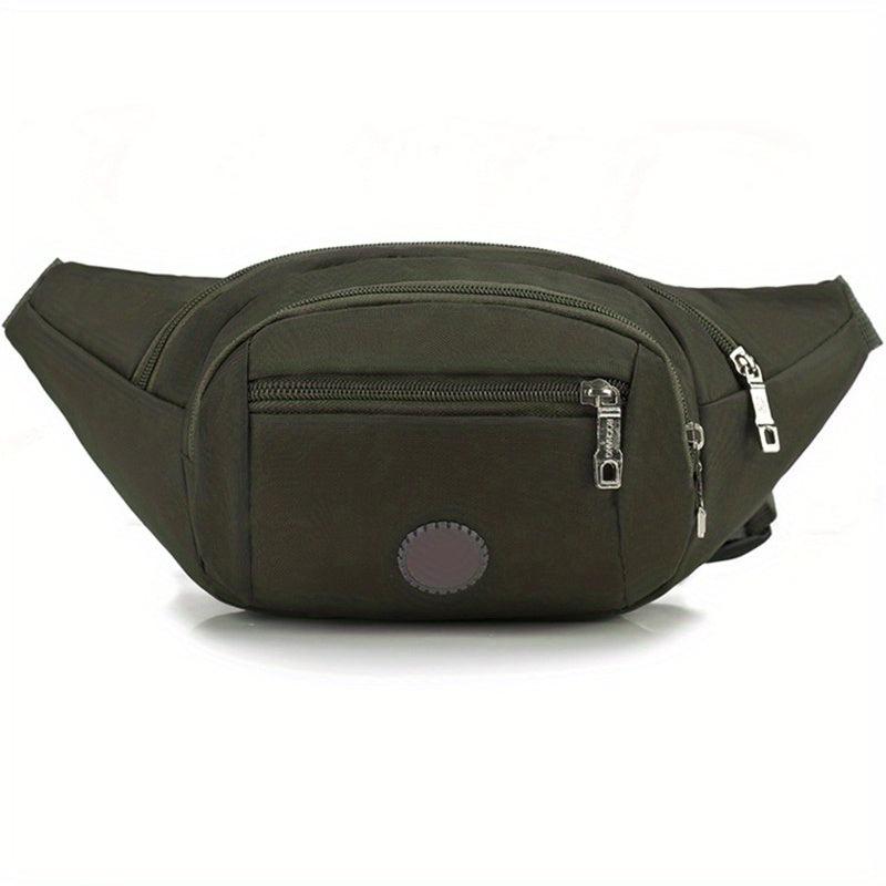 Casual Oxford Cloth Waist Bag Outdoor Multifunctional Large Capacity Chest Bag