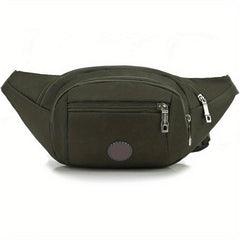 Casual Oxford Cloth Waist Bag Outdoor Multifunctional Large Capacity Chest Bag