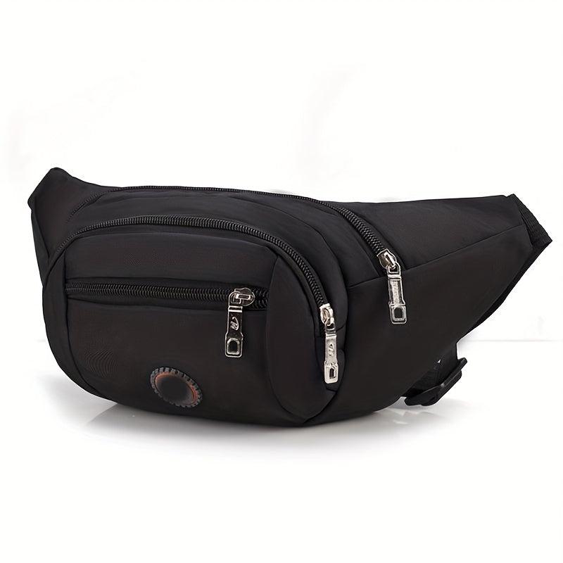 Casual Oxford Cloth Waist Bag Outdoor Multifunctional Large Capacity Chest Bag