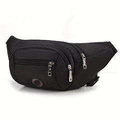 Casual Oxford Cloth Waist Bag Outdoor Multifunctional Large Capacity Chest Bag