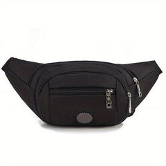 Casual Oxford Cloth Waist Bag Outdoor Multifunctional Large Capacity Chest Bag