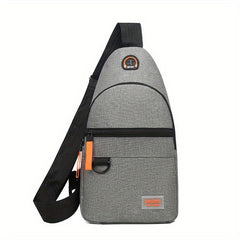 Men's Chest Bag Single Shoulder Crossbody Bag Oxford Cloth Diagonal Backpack