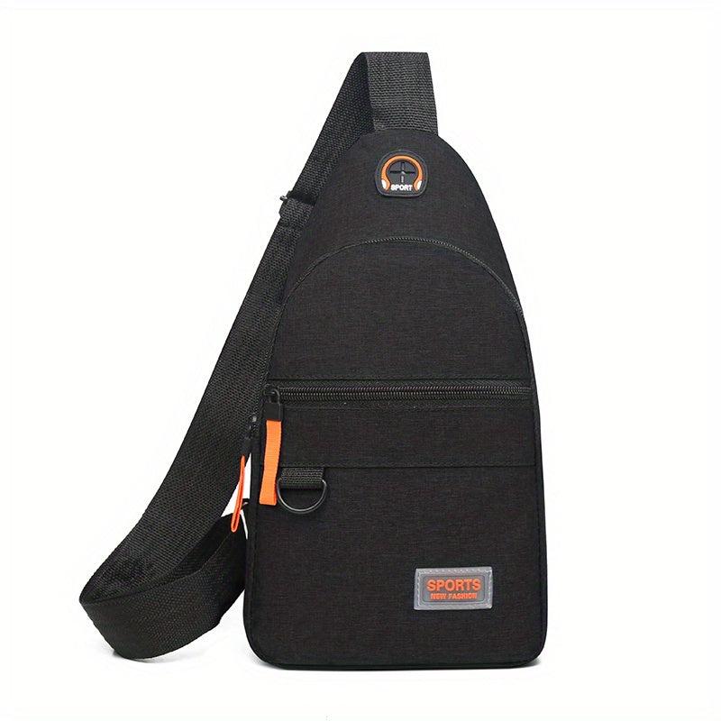 Men's Chest Bag Single Shoulder Crossbody Bag Oxford Cloth Diagonal Backpack