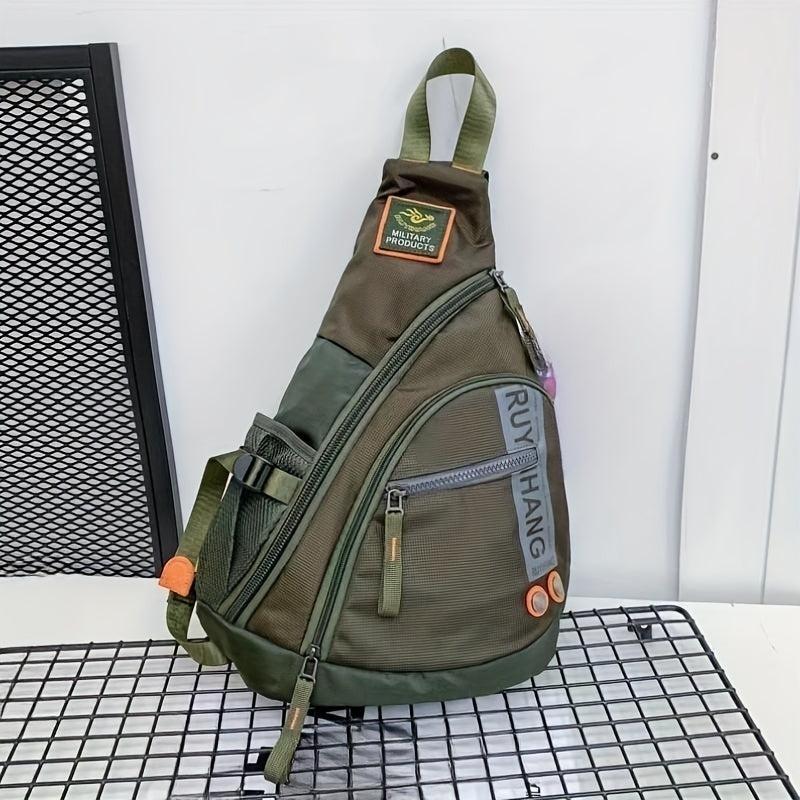 Men's Large Capacity Waterproof Chest Bag