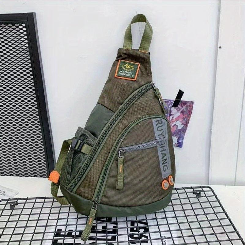Men's Large Capacity Waterproof Chest Bag