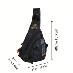 Men's Large Capacity Waterproof Chest Bag