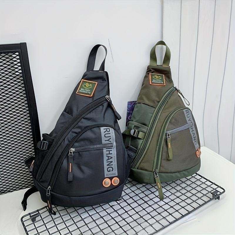 Men's Large Capacity Waterproof Chest Bag