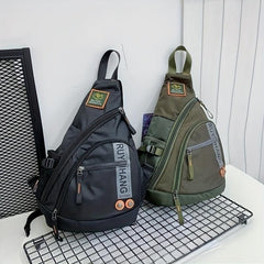 Men's Large Capacity Waterproof Chest Bag