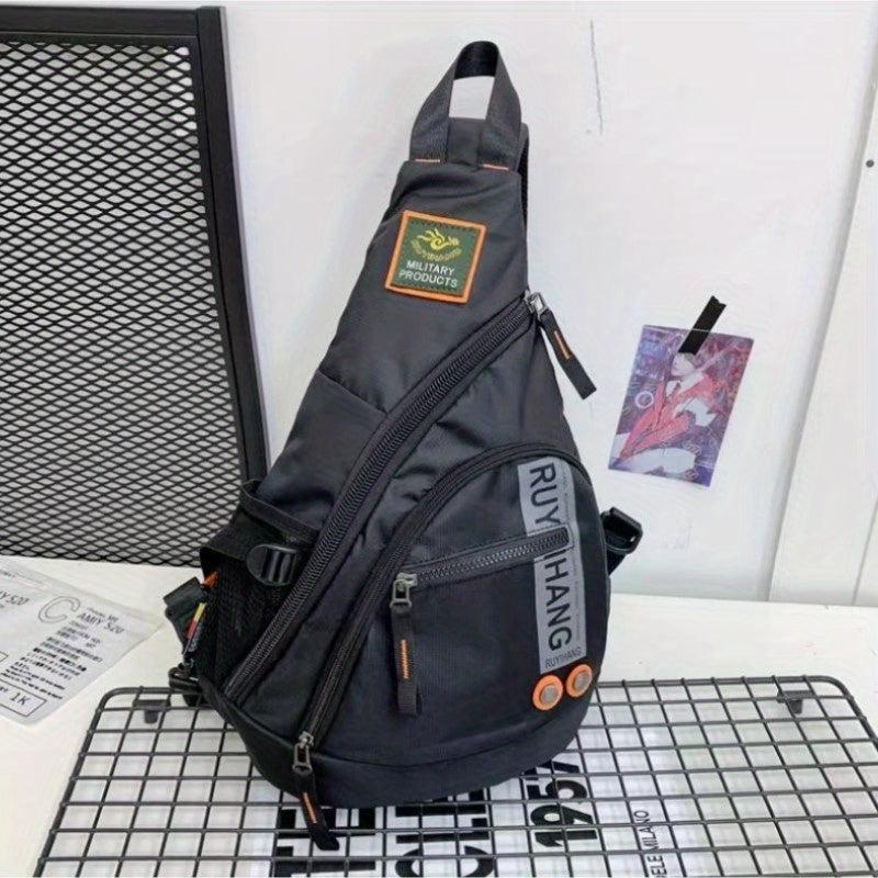 Men's Large Capacity Waterproof Chest Bag