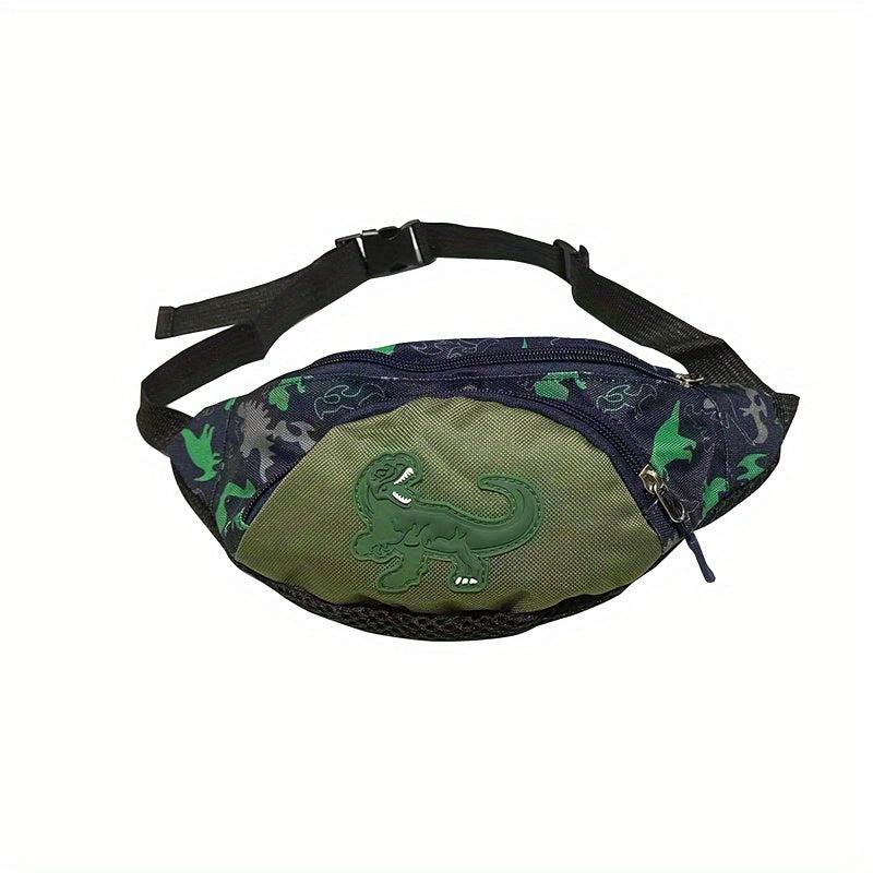 Dinosaur Chest Fanny Pack Adjustable Strap Casual Chest Bag