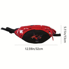 Dinosaur Chest Fanny Pack Adjustable Strap Casual Chest Bag