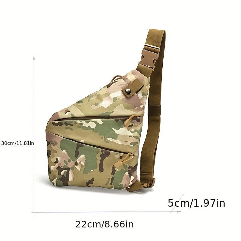 Men's Outdoor Camouflage Chest Bag for Cycling Hiking Travel