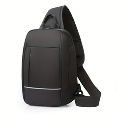 Men's Large Crossbody Bag with USB Charging Port