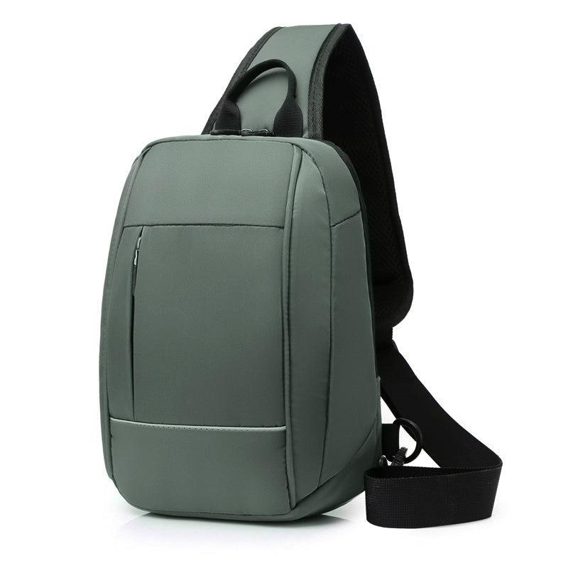 Men's Large Crossbody Bag with USB Charging Port