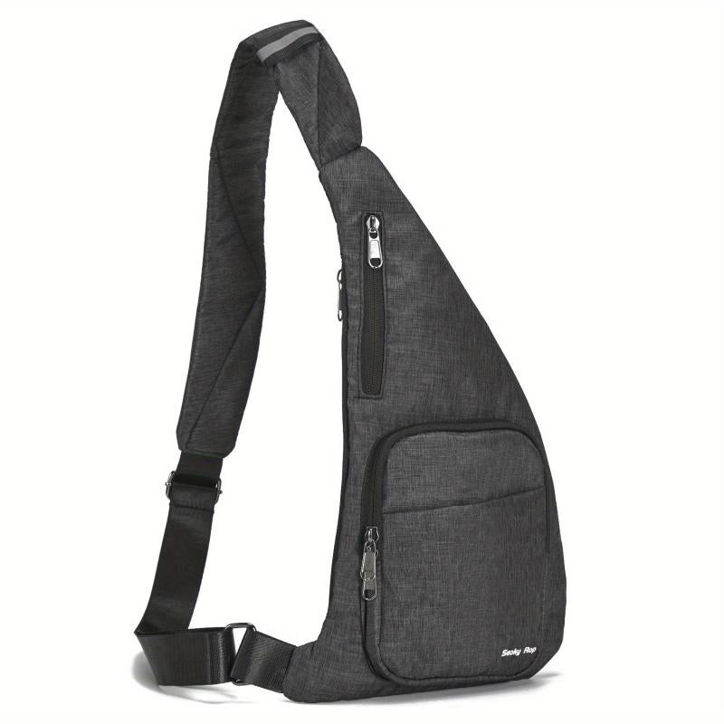 Anti Thief Slim Sling Bag for Men Travel Crossbody Shoulder Bag