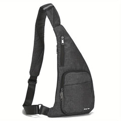 Anti Thief Slim Sling Bag for Men Travel Crossbody Shoulder Bag