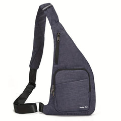 Anti Thief Slim Sling Bag for Men Travel Crossbody Shoulder Bag