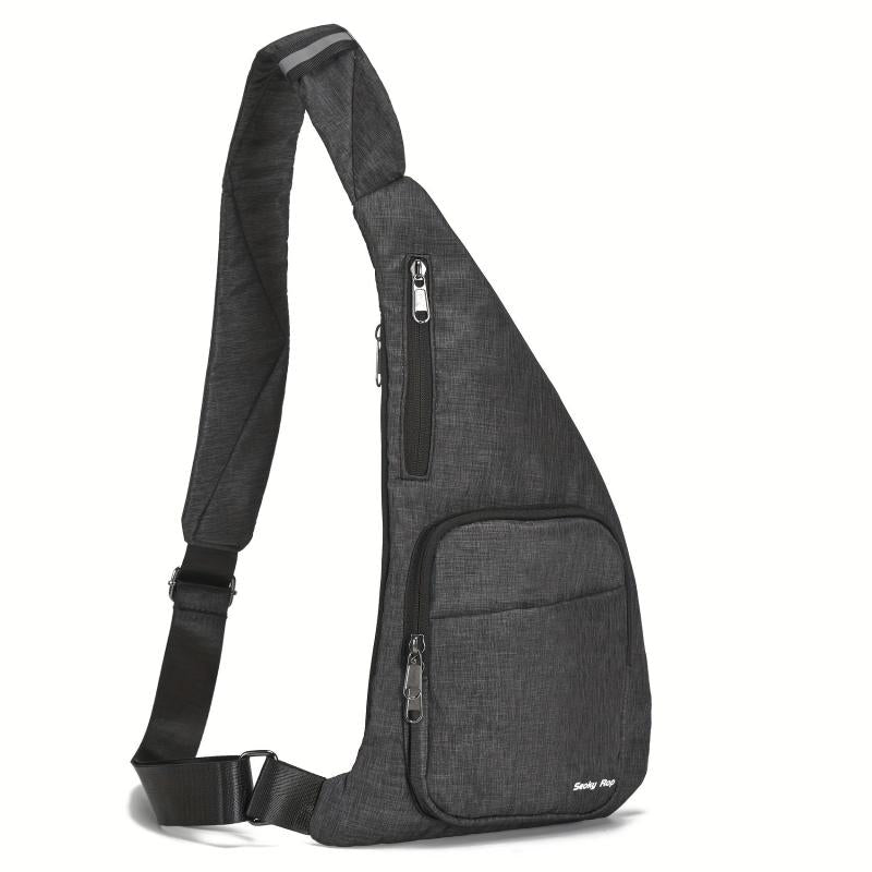 Anti Thief Slim Sling Bag for Men Travel Crossbody Shoulder Bag