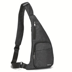 Anti Thief Slim Sling Bag for Men Travel Crossbody Shoulder Bag