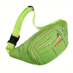 Men's Casual Canvas Waist Bag for Outdoor Hiking Travel