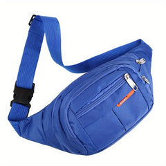 Men's Casual Canvas Waist Bag for Outdoor Hiking Travel