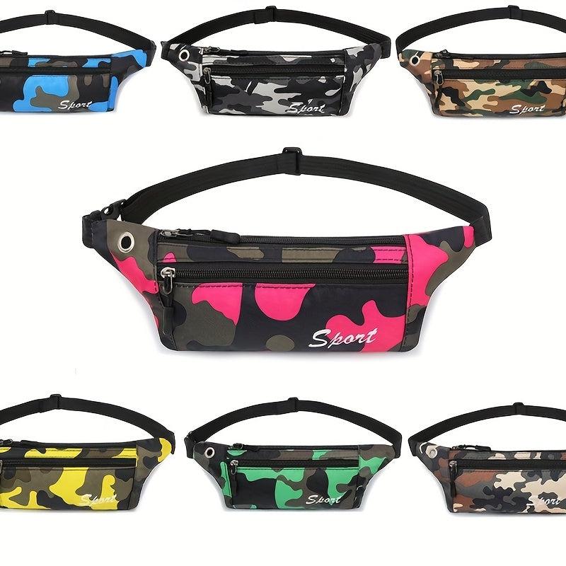 Men's Casual Canvas Waist Bag for Outdoor Hiking Travel