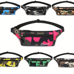 Men's Casual Canvas Waist Bag for Outdoor Hiking Travel