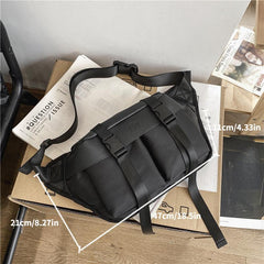 Student Shoulder Bag Large Capacity Men's Crossbody Bag