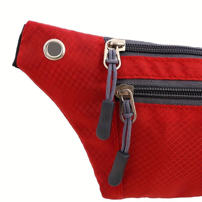 Lightweight Sports Waist Bag With Earphone Hole