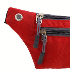 Lightweight Sports Waist Bag With Earphone Hole