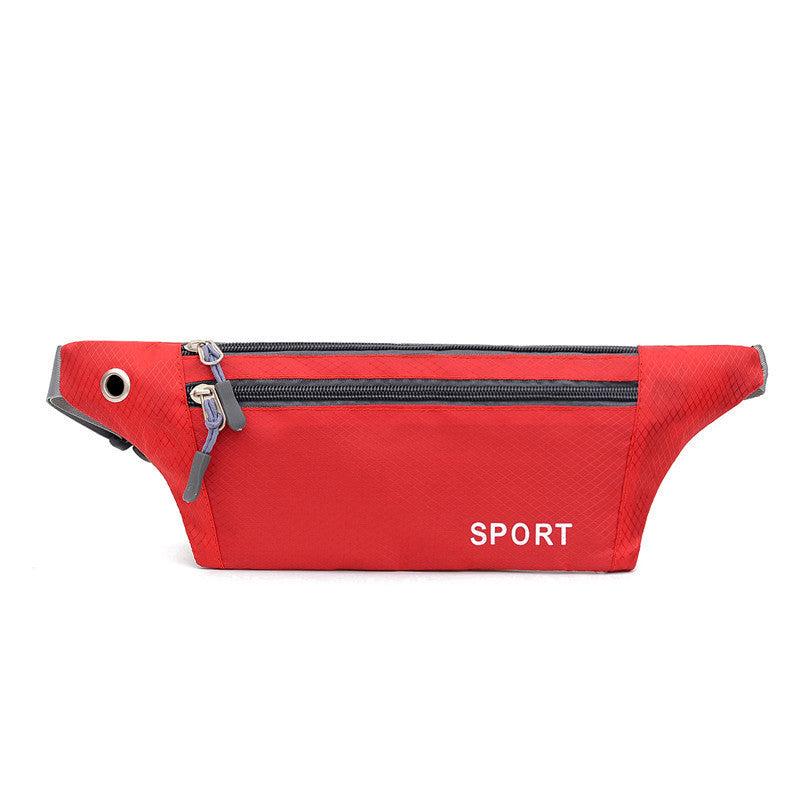 Lightweight Sports Waist Bag With Earphone Hole