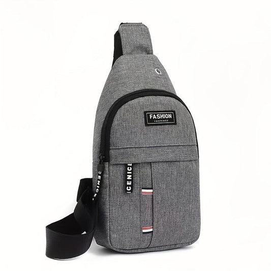 Men's Outdoor Chest Bag Cycling Shoulder Bag Waterproof Small Messenger Bag