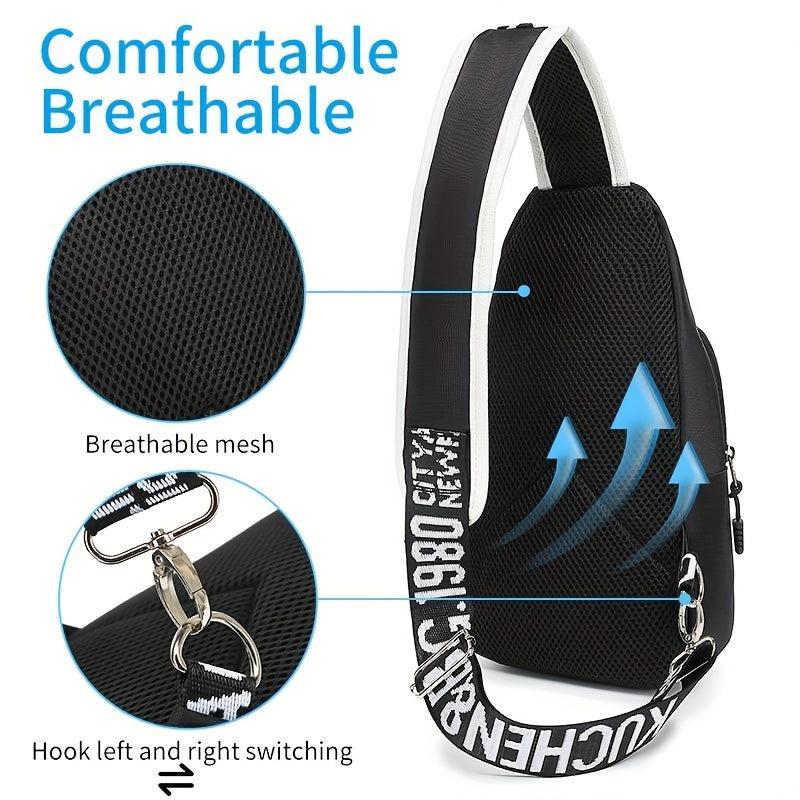 Cartoon Crossbody Bag Multifunctional Travel Hiking Chest Bag