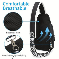 Cartoon Crossbody Bag Multifunctional Travel Hiking Chest Bag
