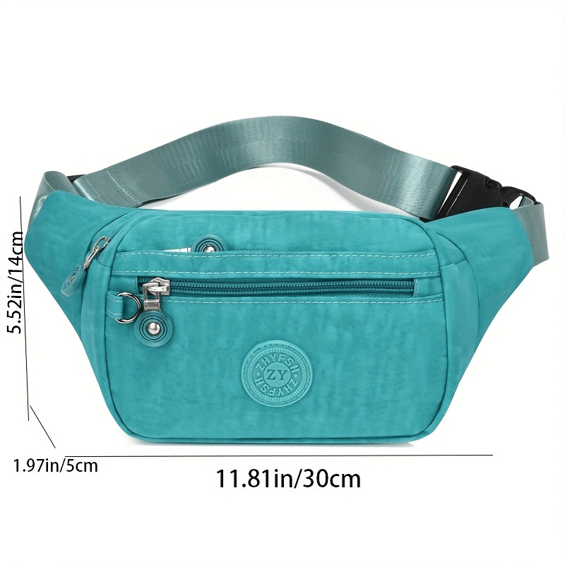 Casual Fanny Bag Cash Register Bag Large Capacity Sports Chest Bag