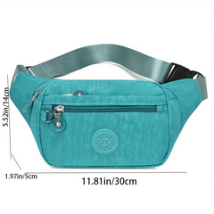 Casual Fanny Bag Cash Register Bag Large Capacity Sports Chest Bag