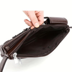 Men's Casual PU Leather Waist Chest Bag