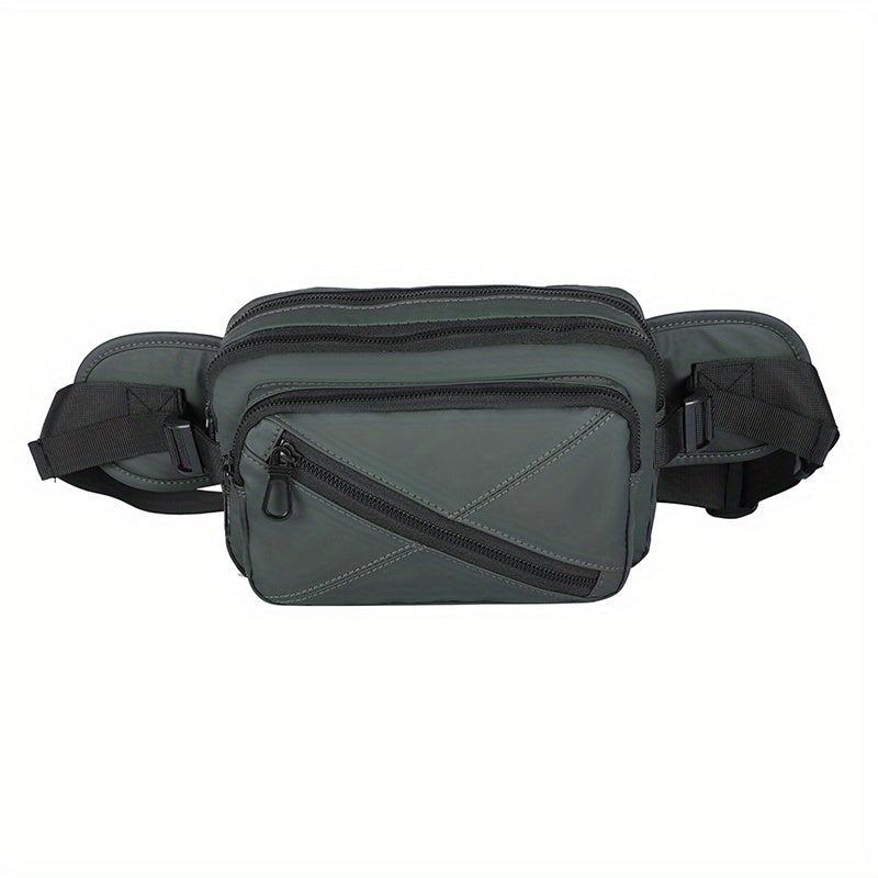 Men's Outdoor Sports Waist Bag Waterproof Large Capacity Travel Satchel