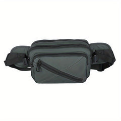 Men's Outdoor Sports Waist Bag Waterproof Large Capacity Travel Satchel