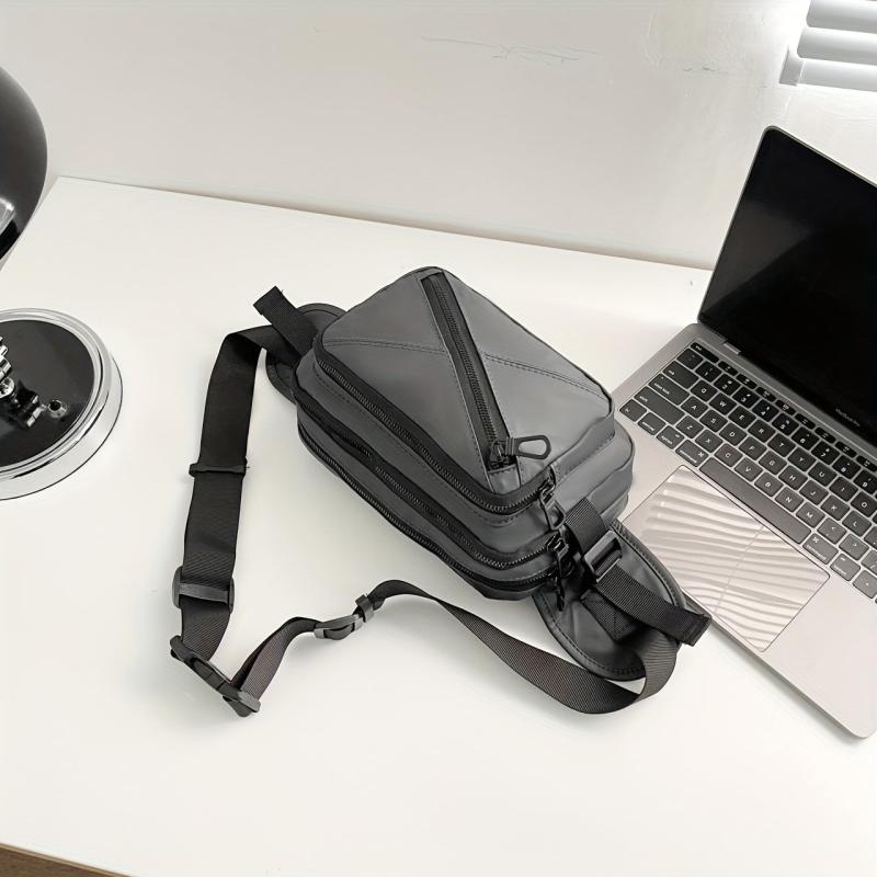 Men's Outdoor Sports Waist Bag Waterproof Large Capacity Travel Satchel