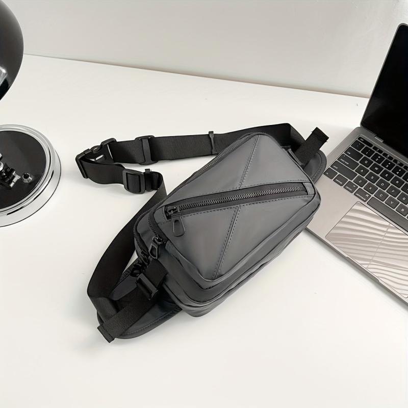 Men's Outdoor Sports Waist Bag Waterproof Large Capacity Travel Satchel